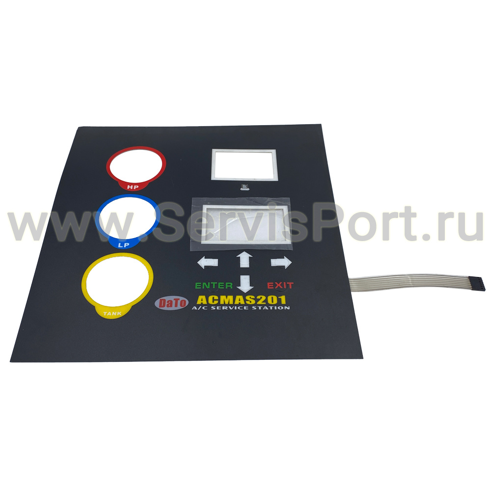 Клавиатура клеевая RCC8A (черная, верт. манометры) фото