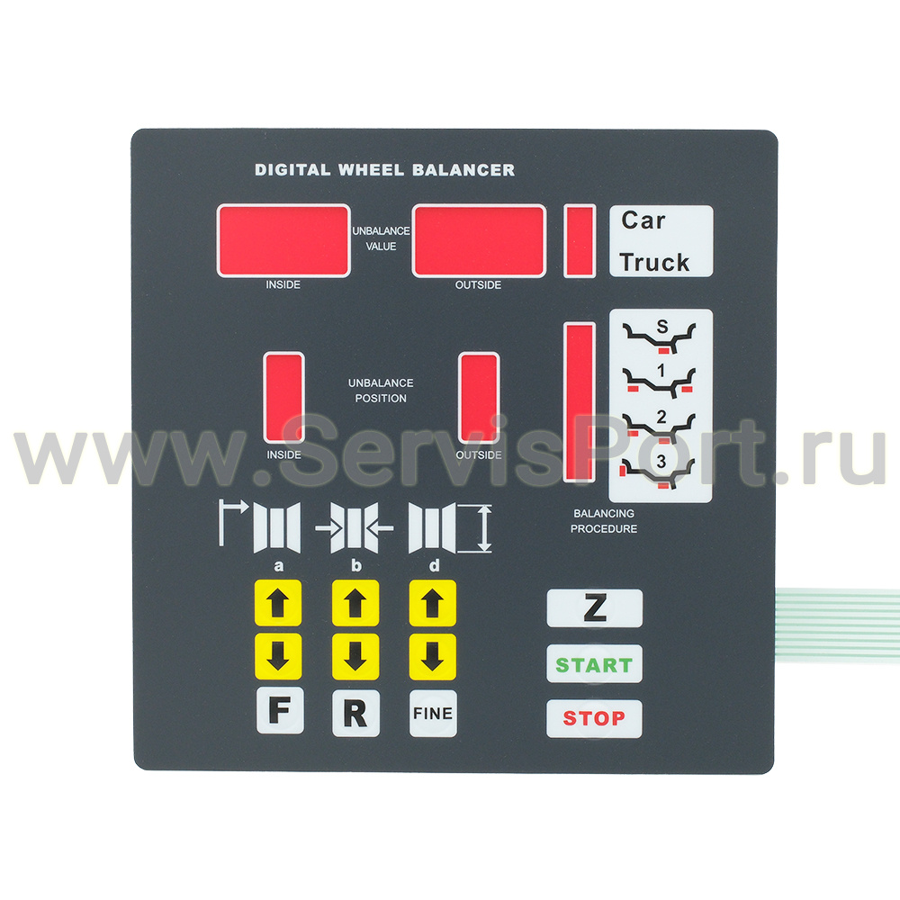 Лицевая панель DST-448B, TS-850 (клавиатура) фото