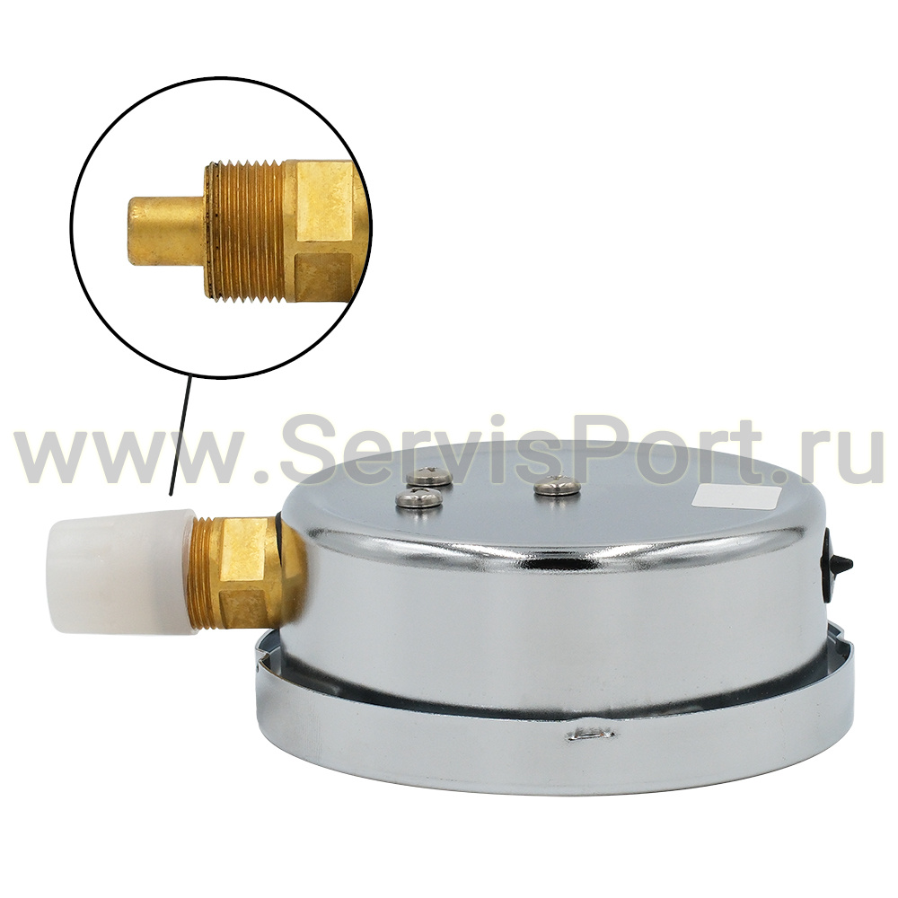 Манометр для гидравлического пресса 30 тонн (ф75мм) фото