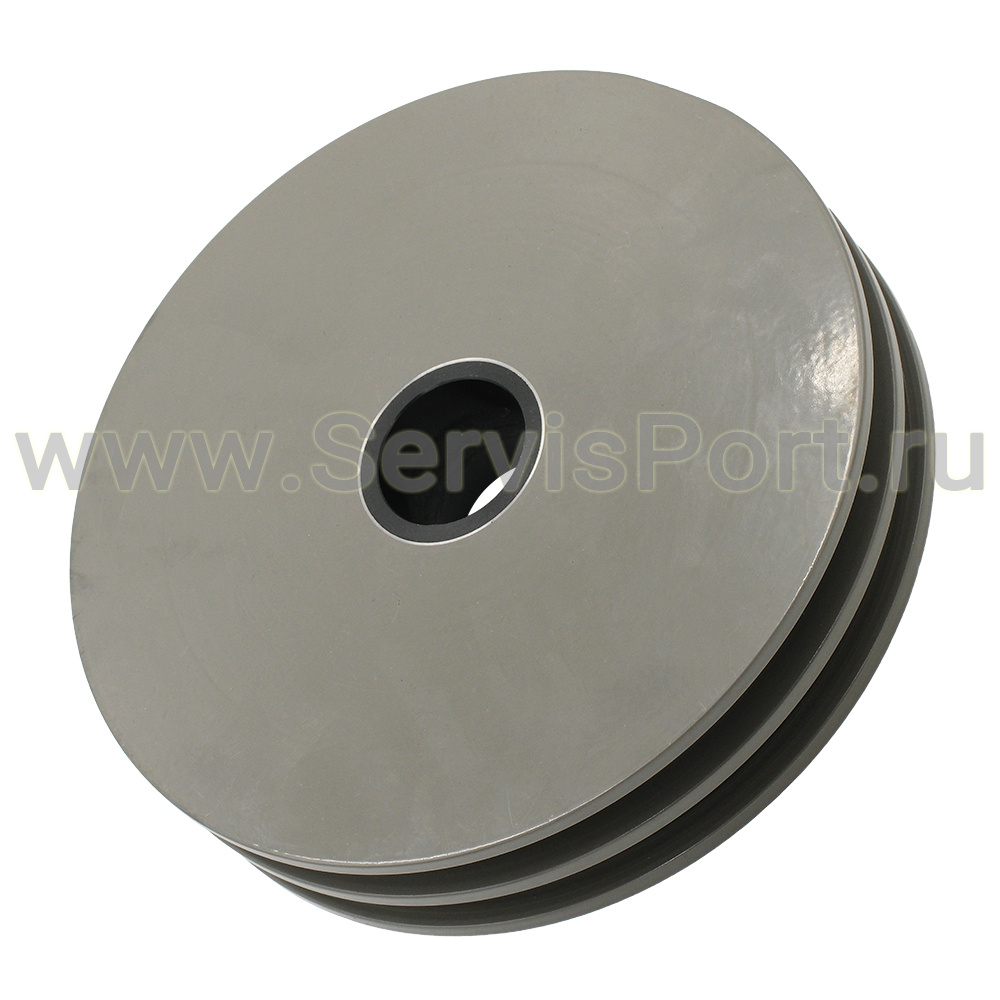 Шкив 2х ручьевой 220х40мм, ручей 14мм фото