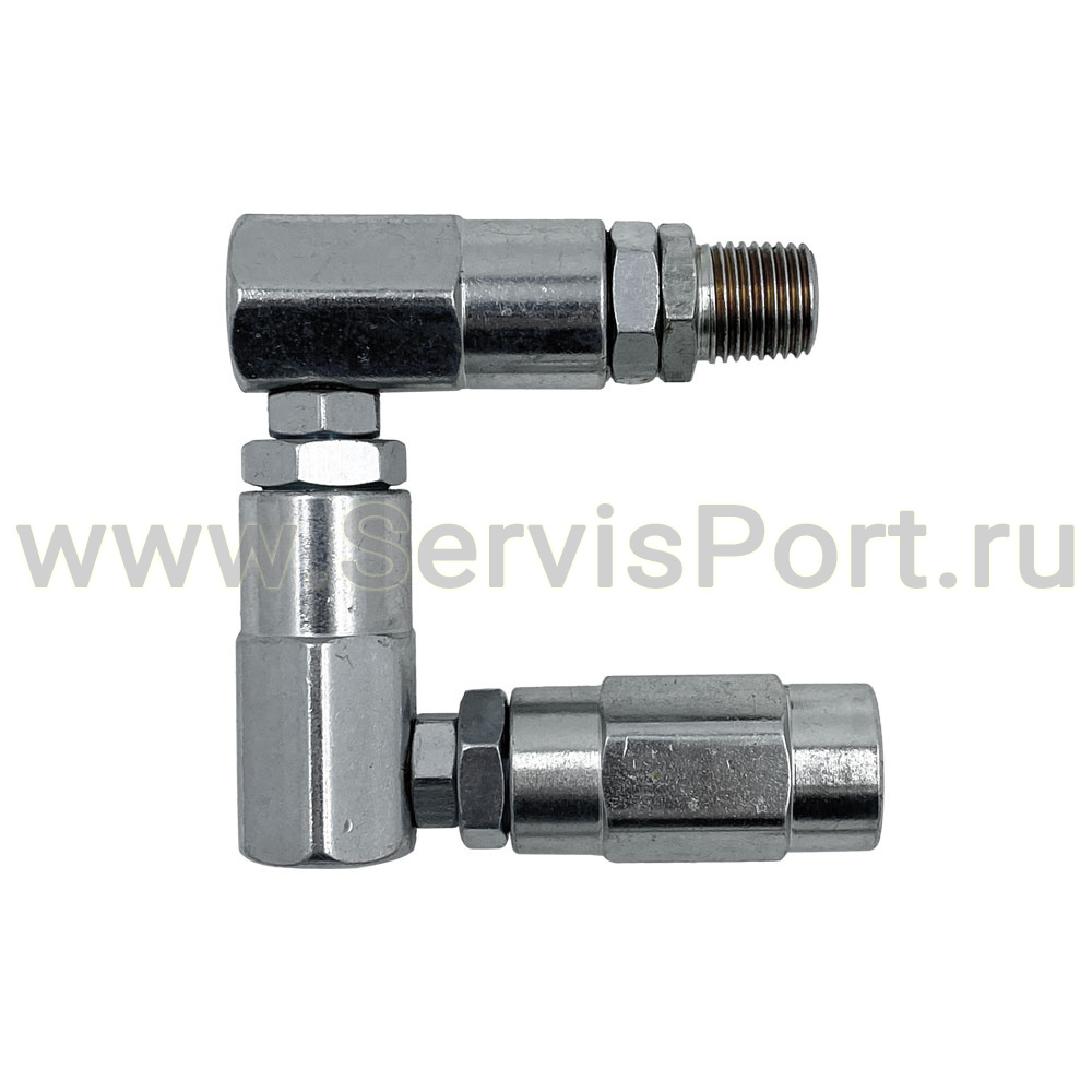 1784.Z Тройной шарнир (антискручиватель) M/F 1/4" фото