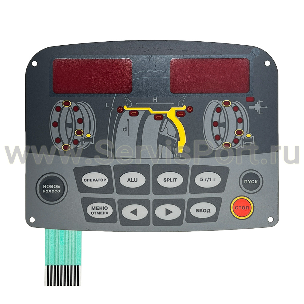 Клавиатура пленочная КС-216 (СБМК-60) КС916.003.00 фото