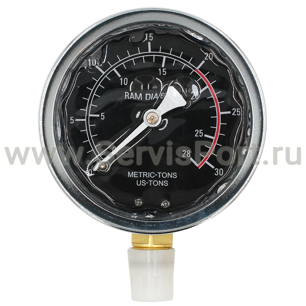 Манометр для гидравлического пресса 20 тонн фото