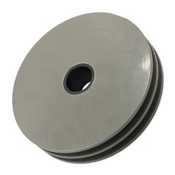 Шкив 2х ручьевой 220х40мм, ручей 14мм