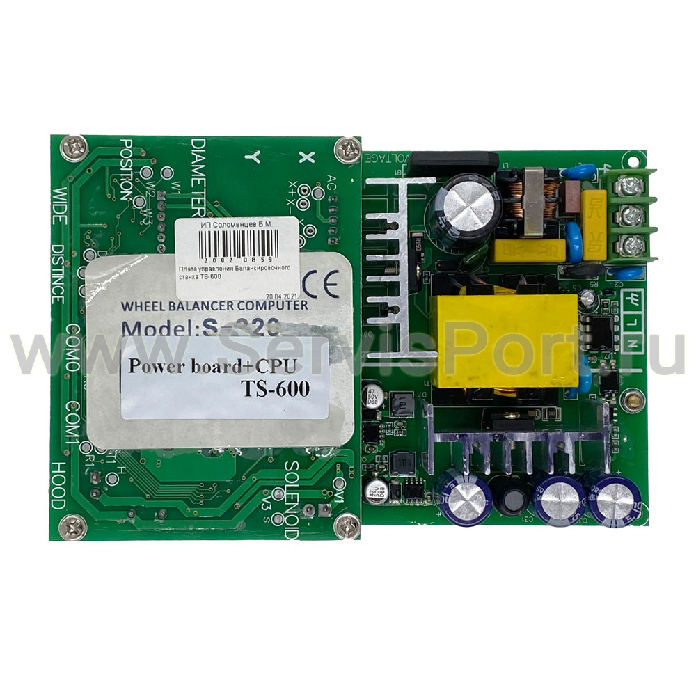 Плата питания Балансировочного станка TS-600 фото
