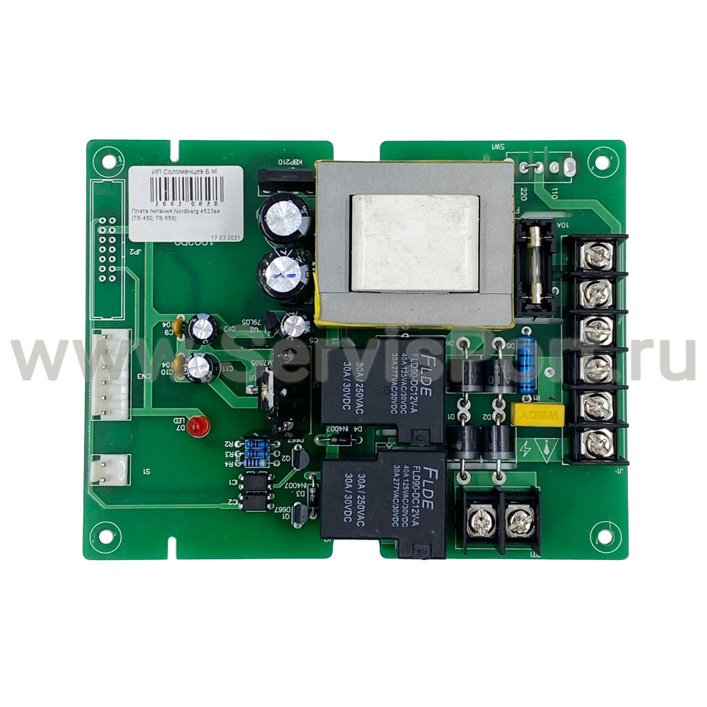 Плата питания Nordberg 4523ee (TS-450, TS-550) фото