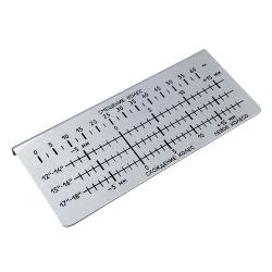 Шкала регулировки схождения СКО-1М, левое колесо 08041000003-04