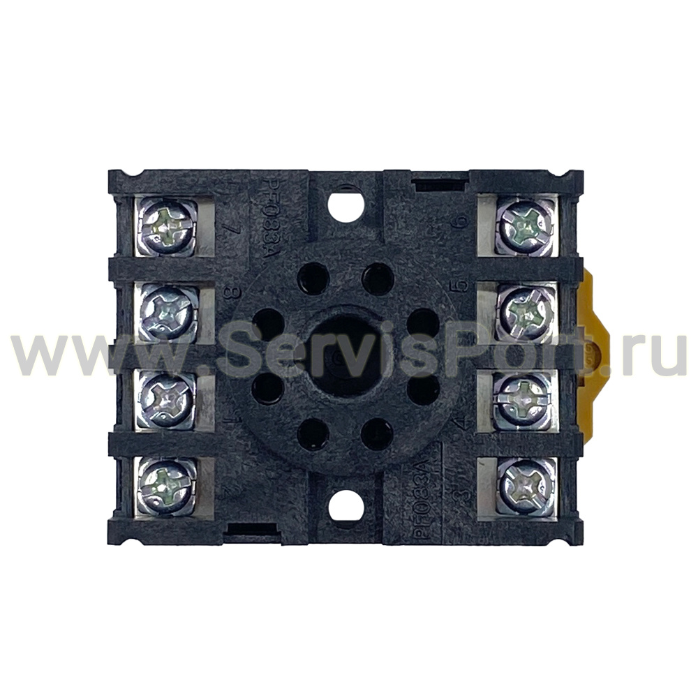 Колодка реле времени 8-контактная (52x41x21мм) фото