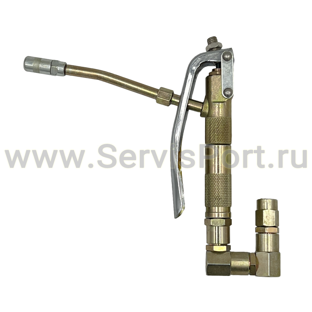 Раздаточный пистолет солидолонагнетателя с шарнирным соединением фото