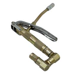 Раздаточный пистолет солидолонагнетателя с шарнирным соединением